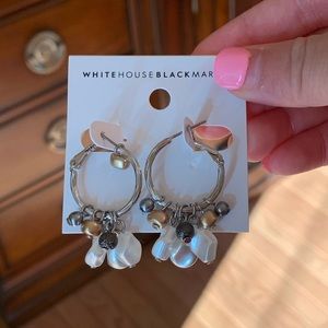 Brand new White House Black Market hoop earrings